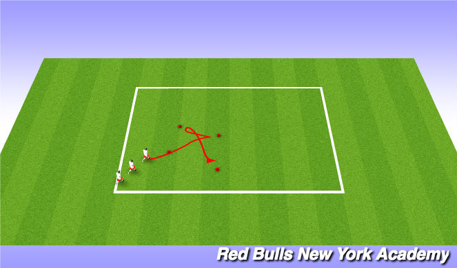 Football/Soccer Session Plan Drill (Colour): Warm Up