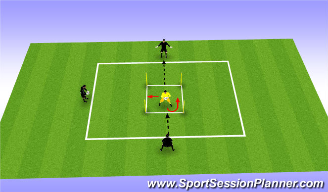 Football/Soccer Session Plan Drill (Colour): Screen 4