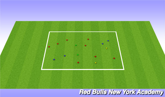 Football/Soccer Session Plan Drill (Colour): Cone Collect