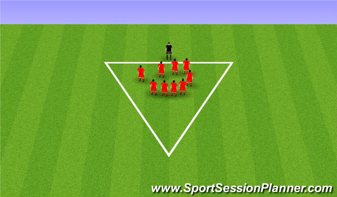 Football/Soccer Session Plan Drill (Colour): Team Talk