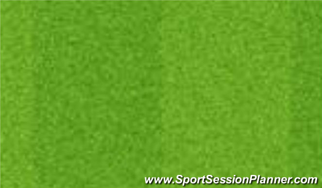 Football/Soccer Session Plan Drill (Colour): Warm-Up