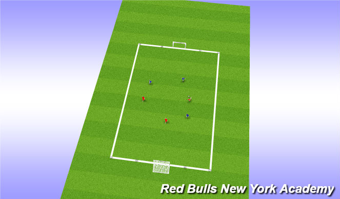 Football/Soccer Session Plan Drill (Colour): SSG- Lose a Player