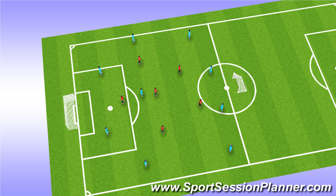 Football/Soccer Session Plan Drill (Colour): Screen 5