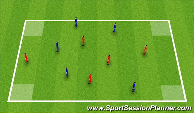 Football/Soccer Session Plan Drill (Colour): Activator