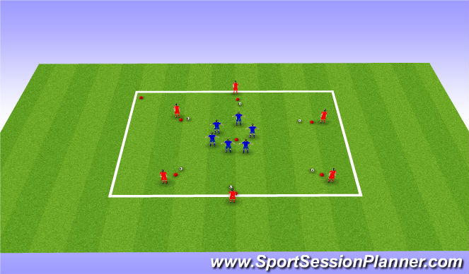 Football/Soccer Session Plan Drill (Colour): Screen 1