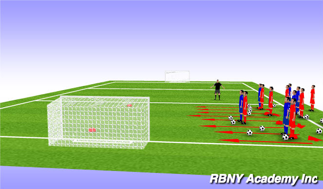 Football/Soccer Session Plan Drill (Colour): Screen 1