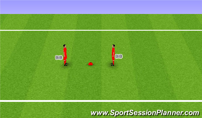 Football/Soccer Session Plan Drill (Colour): Arrival Activity/Warm-Up