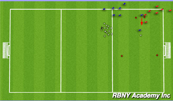 Football/Soccer Session Plan Drill (Colour): Screen 4