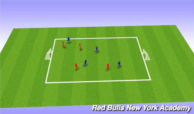 Football/Soccer Session Plan Drill (Colour): Free Play