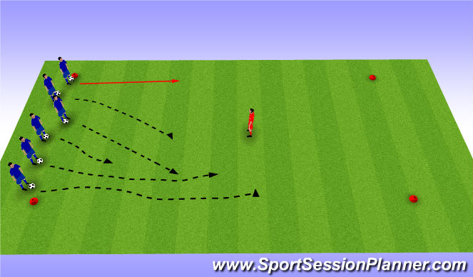 Football/Soccer Session Plan Drill (Colour): Crab Soccer