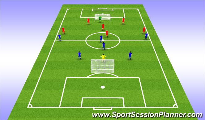 Football/Soccer Session Plan Drill (Colour): Screen 4