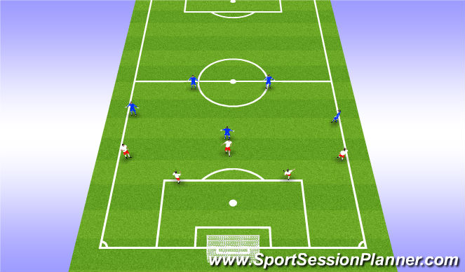 Football/Soccer Session Plan Drill (Colour): Screen 1