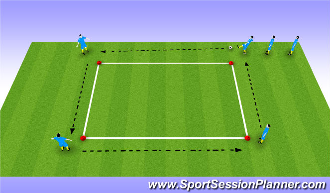 Football/Soccer Session Plan Drill (Colour): Screen 1