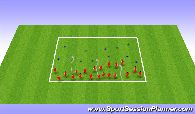 Football/Soccer Session Plan Drill (Colour): Super Mario Brothers