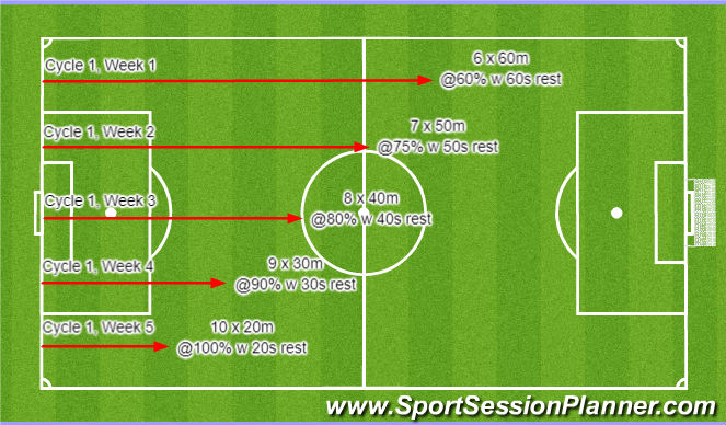 Football/Soccer: NFC - Periodisation Plan (Physical: Endurance, Advanced)