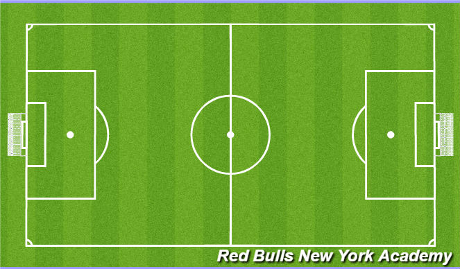 Football/Soccer Session Plan Drill (Colour): Scrimmage