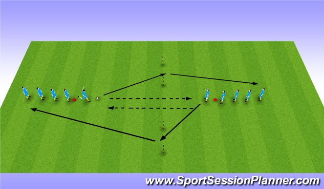 Football/Soccer Session Plan Drill (Colour): Screen 1