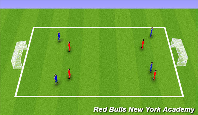 Football/Soccer Session Plan Drill (Colour): Free Play