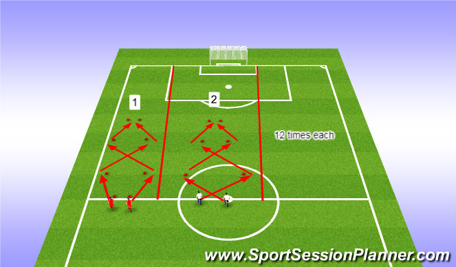 Football/Soccer Session Plan Drill (Colour): Screen 1