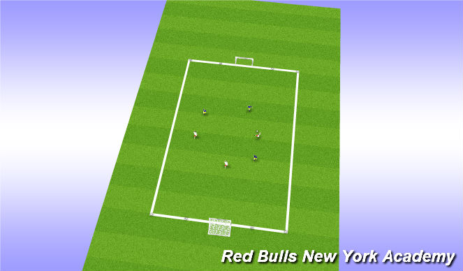 Football/Soccer Session Plan Drill (Colour): SSG- Lose a Player