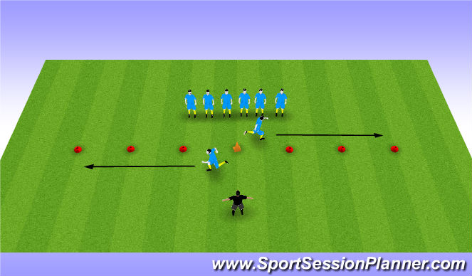 Football/Soccer Session Plan Drill (Colour): Screen 1