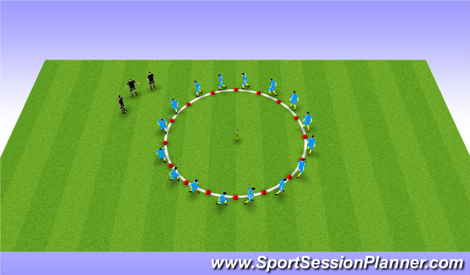 Football/Soccer Session Plan Drill (Colour): Screen 1