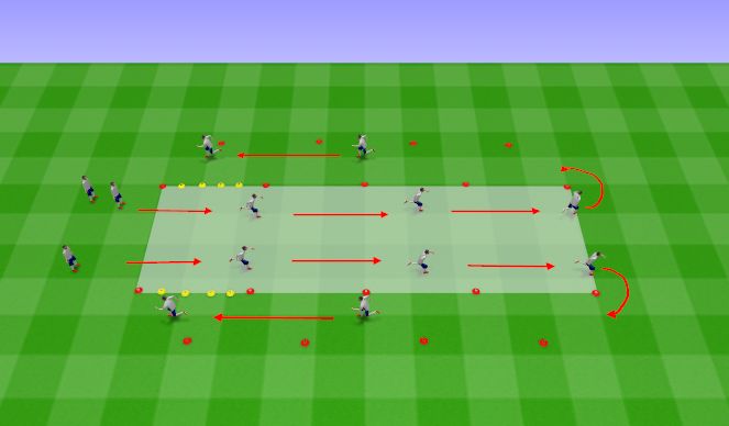 Football/Soccer Session Plan Drill (Colour): FIFA WARM UP