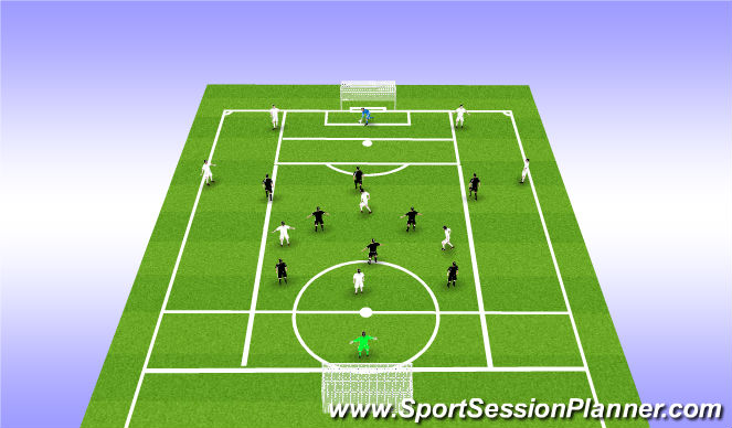 Football/Soccer Session Plan Drill (Colour): MAIN THEME