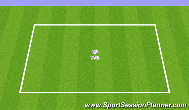 Football/Soccer Session Plan Drill (Colour): W.U. MS
