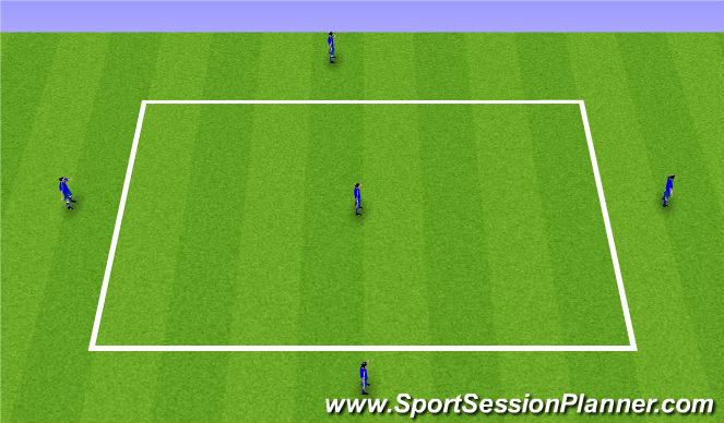 Football/Soccer Session Plan Drill (Colour): Passe
