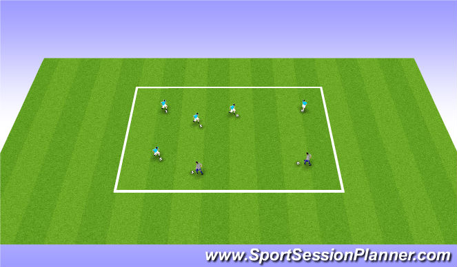 Football/Soccer Session Plan Drill (Colour): Screen 1