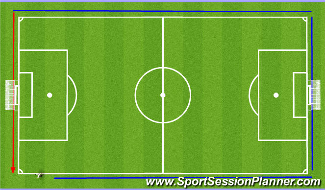 Football/Soccer Session Plan Drill (Colour): Burpee