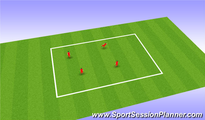 Football/Soccer Session Plan Drill (Colour): Juggling