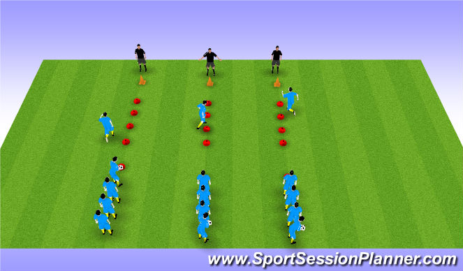 Football/Soccer Session Plan Drill (Colour): Screen 1