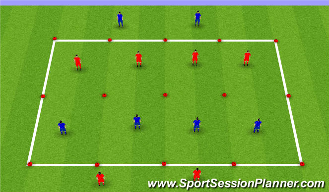 Football/Soccer Session Plan Drill (Colour): Screen 2