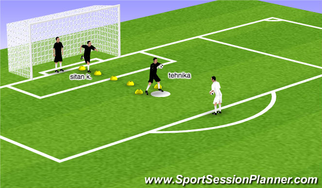 Football/Soccer Session Plan Drill (Colour): Screen 1