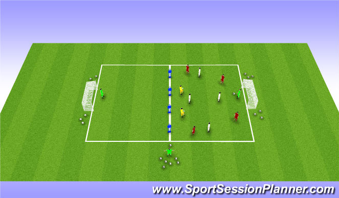 Football/Soccer Session Plan Drill (Colour): Screen 1