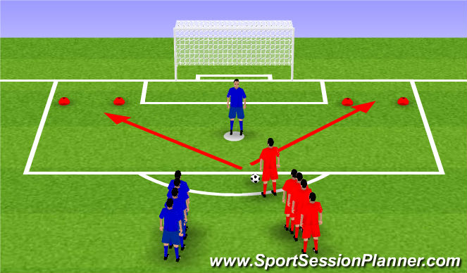 Football/Soccer Session Plan Drill (Colour): Screen 2