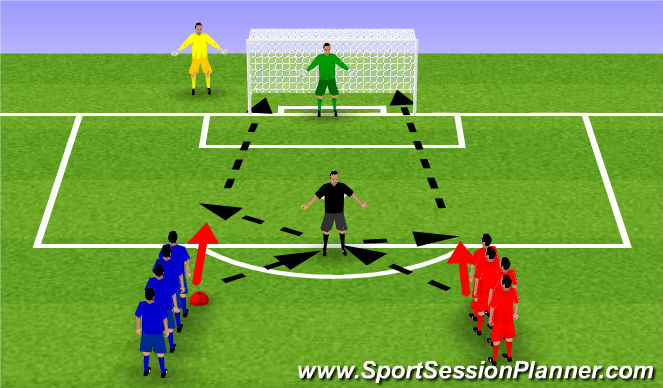 Football/Soccer Session Plan Drill (Colour): Screen 3