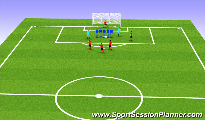 Football/Soccer Session Plan Drill (Colour): Screen 3