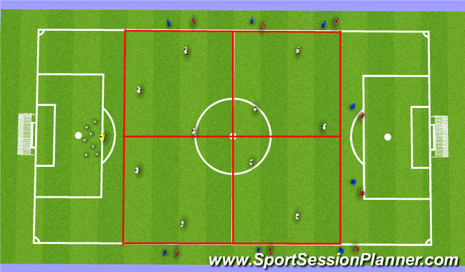 Football/Soccer Session Plan Drill (Colour): Screen 1