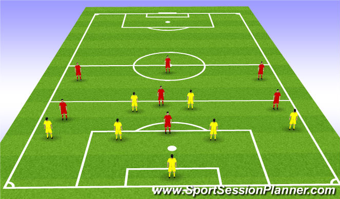 Football/Soccer Session Plan Drill (Colour): ESSG