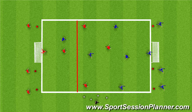 Football/Soccer Session Plan Drill (Colour): Screen 4