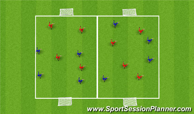 Football/Soccer Session Plan Drill (Colour): Screen 5