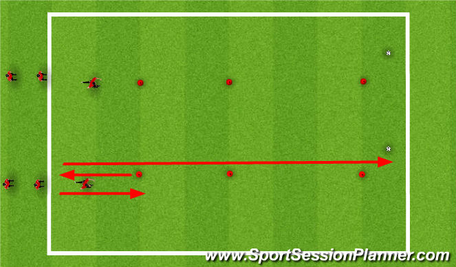 Football/Soccer Session Plan Drill (Colour): Exercise 1