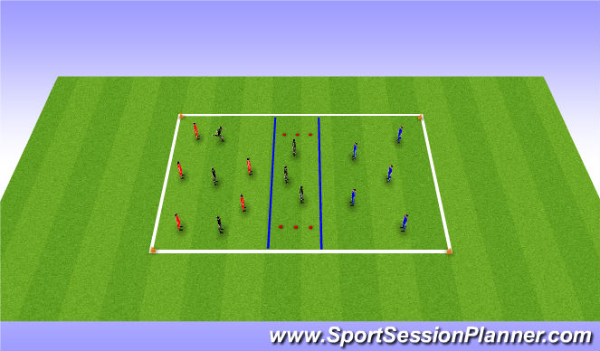 Football/Soccer Session Plan Drill (Colour): Part