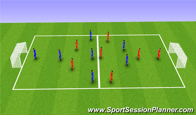 Football/Soccer Session Plan Drill (Colour): Screen 4