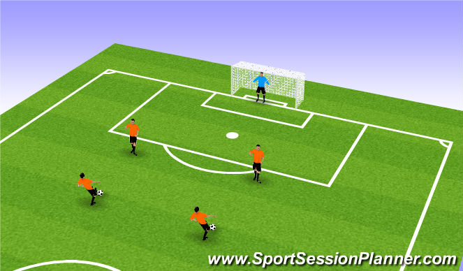 Football/Soccer Session Plan Drill (Colour): Animation 1