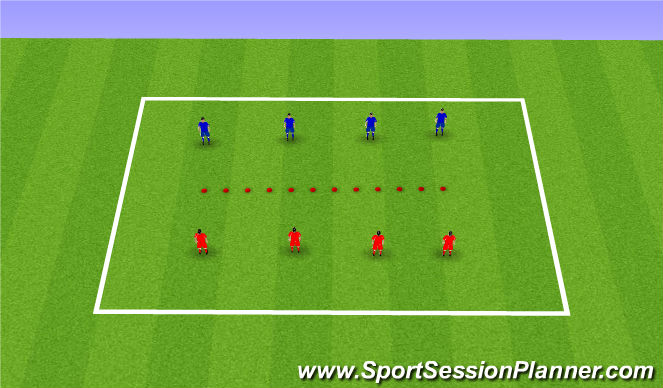 Football/Soccer Session Plan Drill (Colour): Arrival