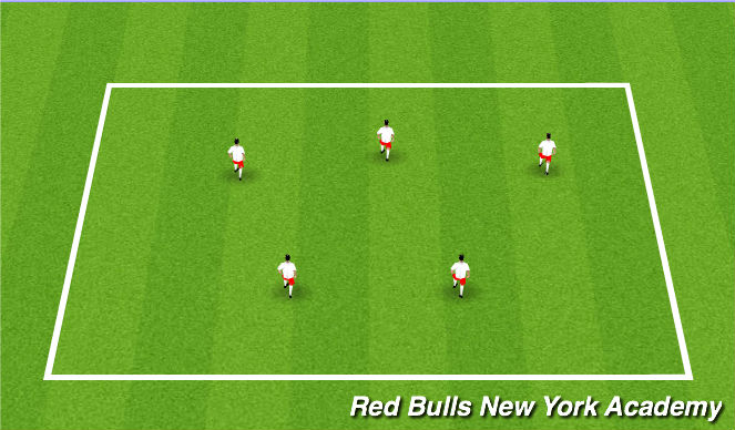 Football/Soccer Session Plan Drill (Colour): Individual Skills